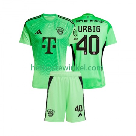 Bayern München Jonas Urbig 40 Voetbalshirts Doelman Kind Thuis 2025-26